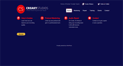 Desktop Screenshot of creakystudios.com